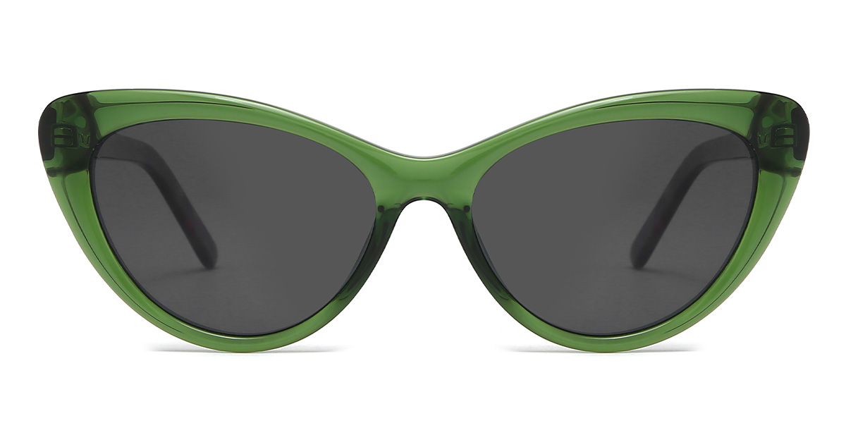 Verde Gris Mirta - Cat Eye Sunglasses