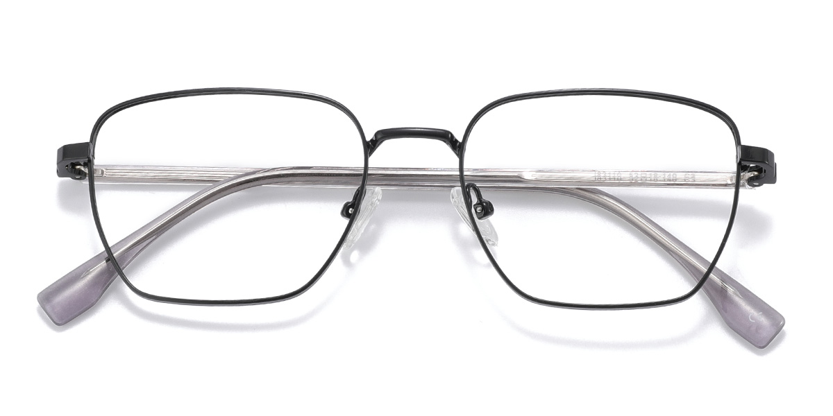 Black Spivey - Rectangle Glasses