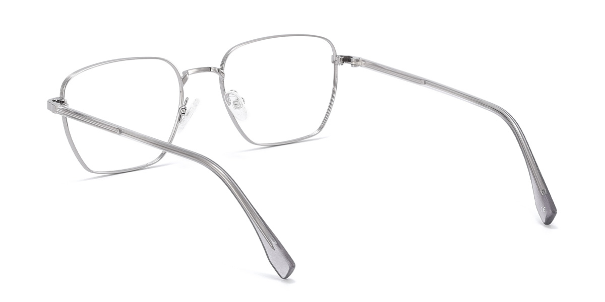 Silver Spivey - Rectangle Glasses