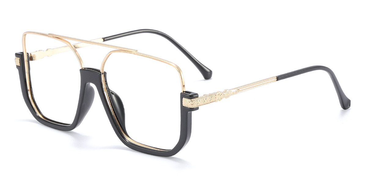 Gold Black Vilanova - Aviator Glasses