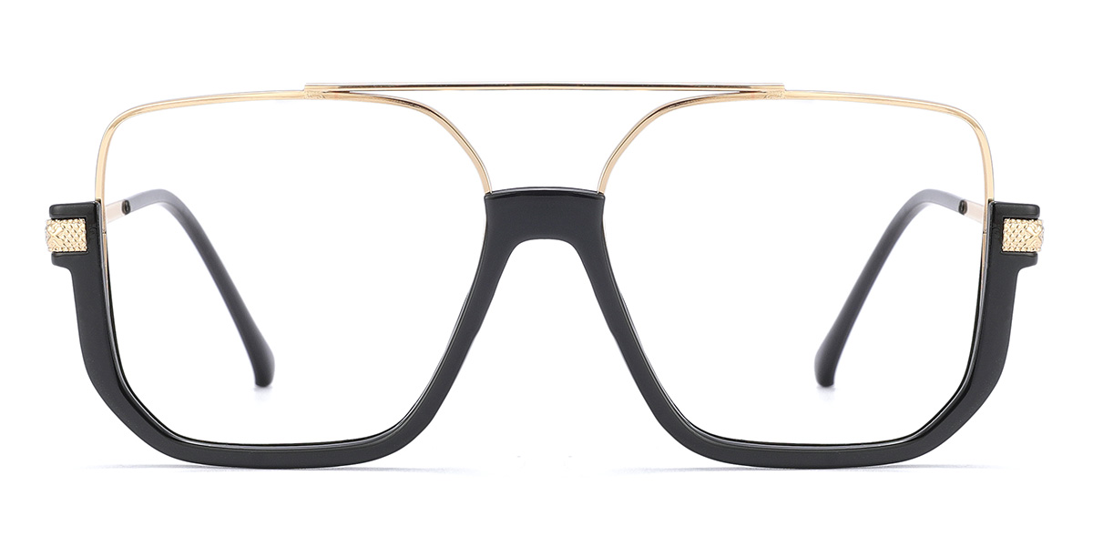 Gold Schwarz Vilanova - Aviator Glasses