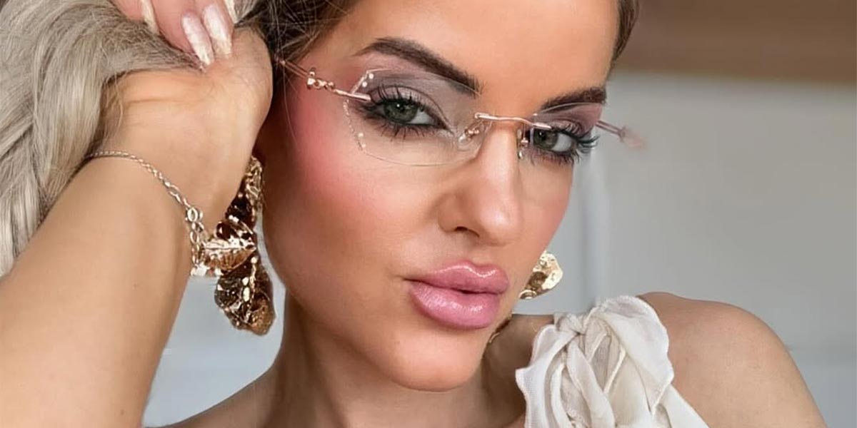 Rose Gold Catalina Glasses - Rectangle Glasses