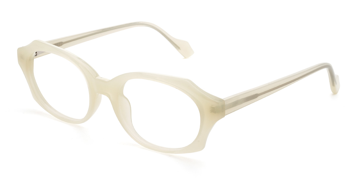 Cream Yvonne - Oval Glasses