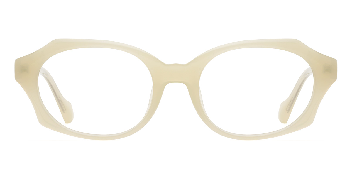 Cream Yvonne - Oval Glasses