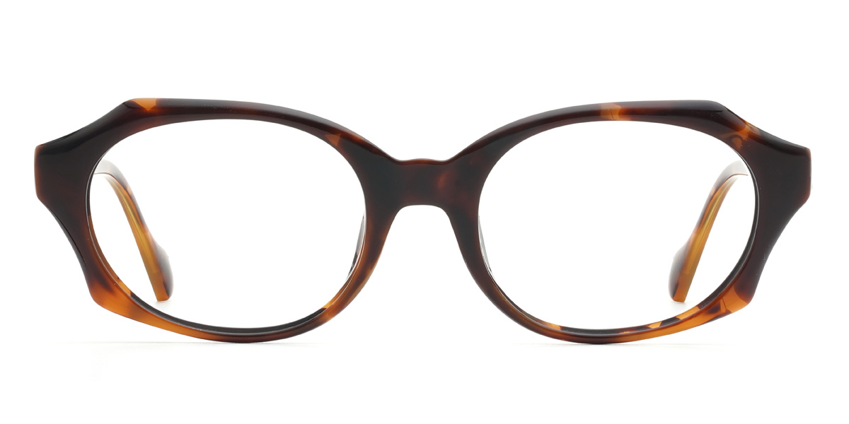 Tortoiseshell Yvonne - Oval Glasses