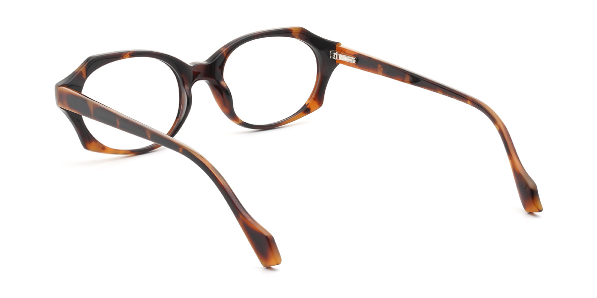 Tortoiseshell Yvonne - Oval Glasses