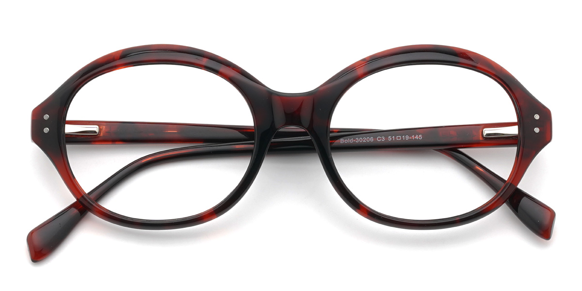 Tortoiseshell Petrichor - Oval Glasses