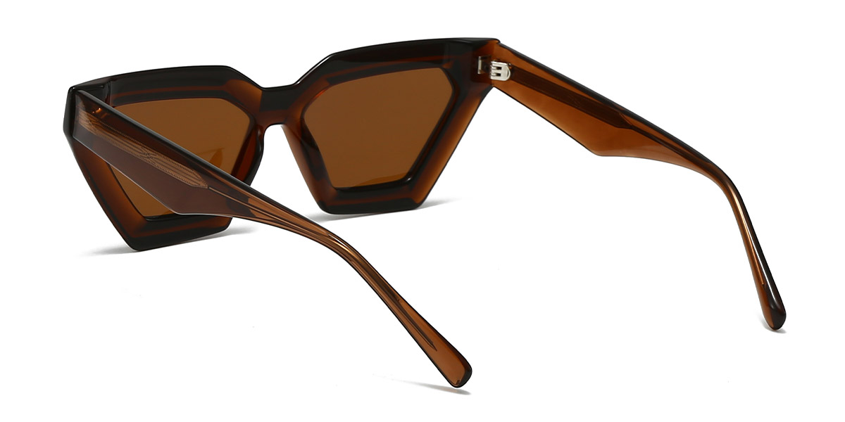 Brown Brown Valentino - Rectangle Sunglasses