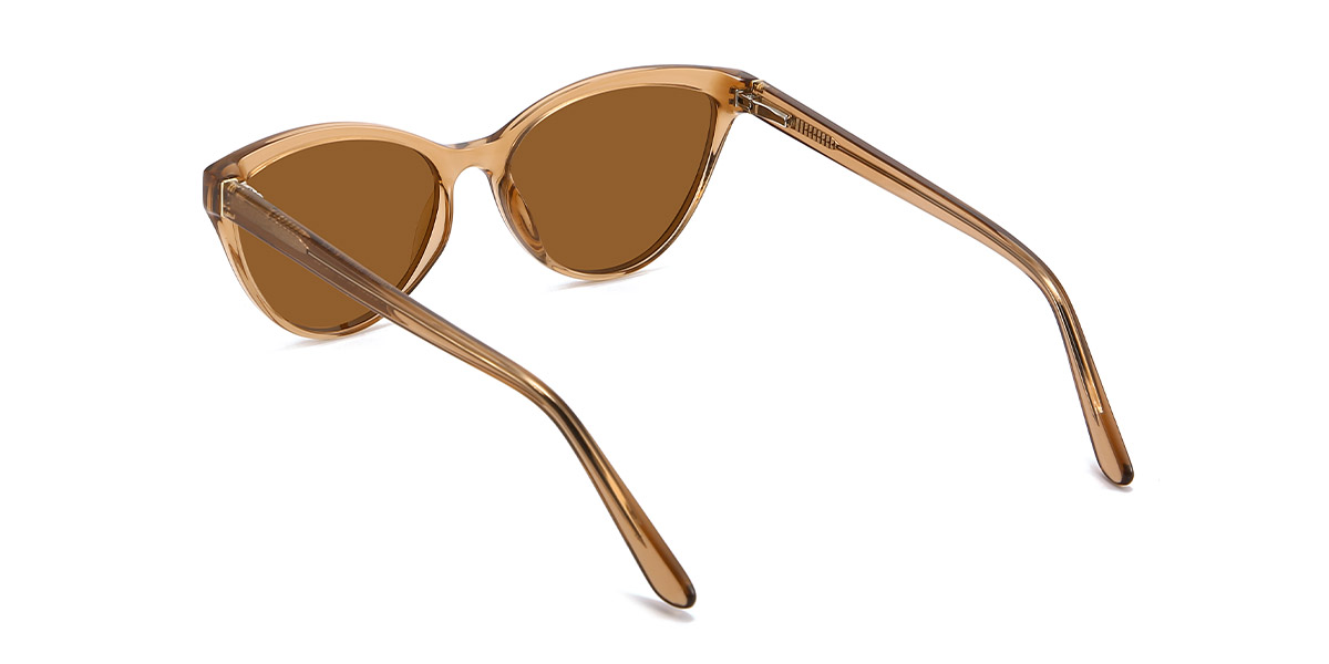 Brown Brown Qasim - Rectangle Sunglasses