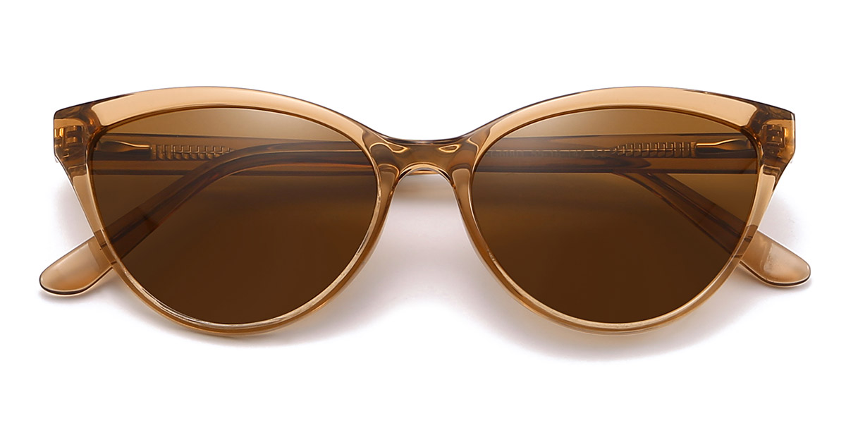 Brown Brown Qasim - Rectangle Sunglasses