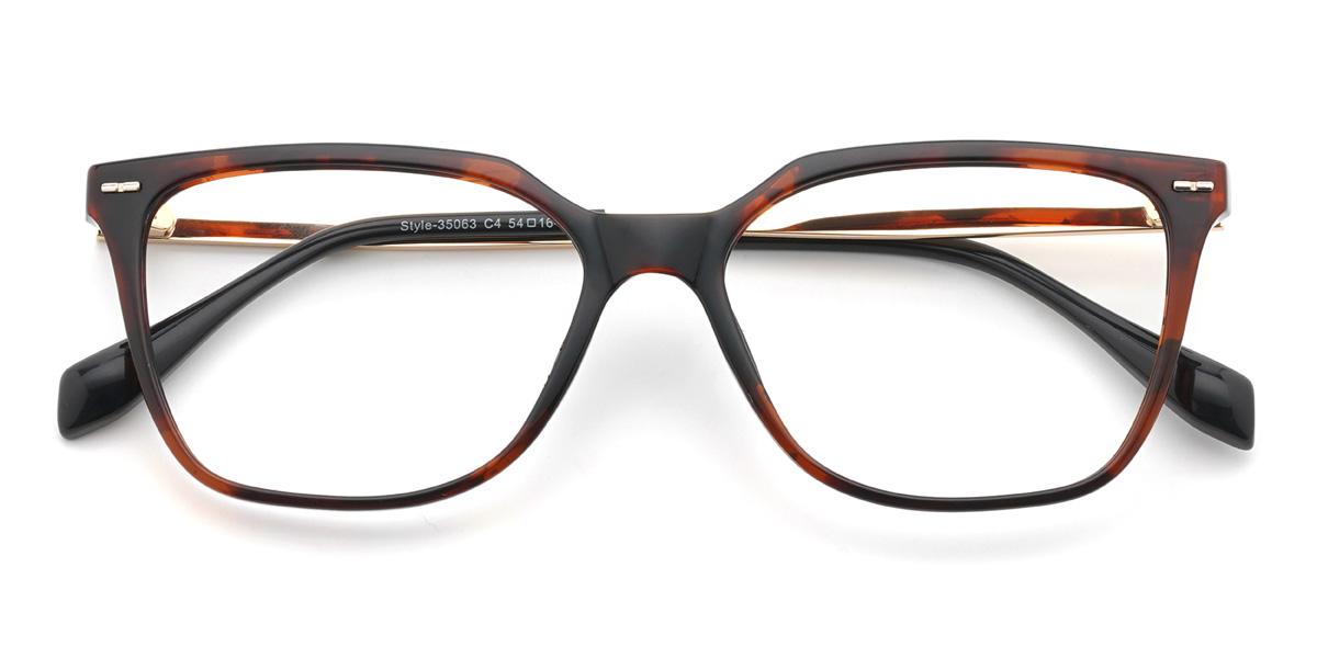 Tortoiseshell Brylee - Rectangle Glasses