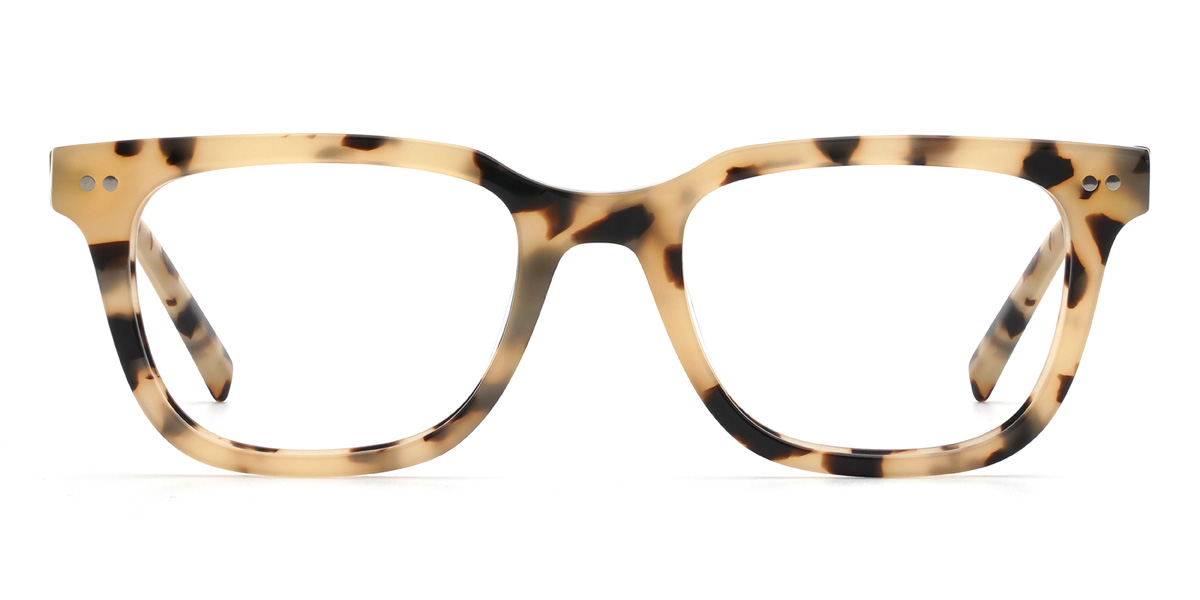 Tawny Tortoiseshell Nicky - Rectangle Glasses