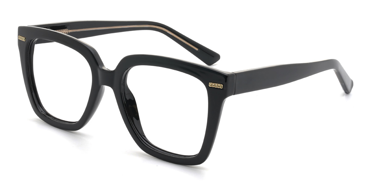 Black Daila - Square Glasses