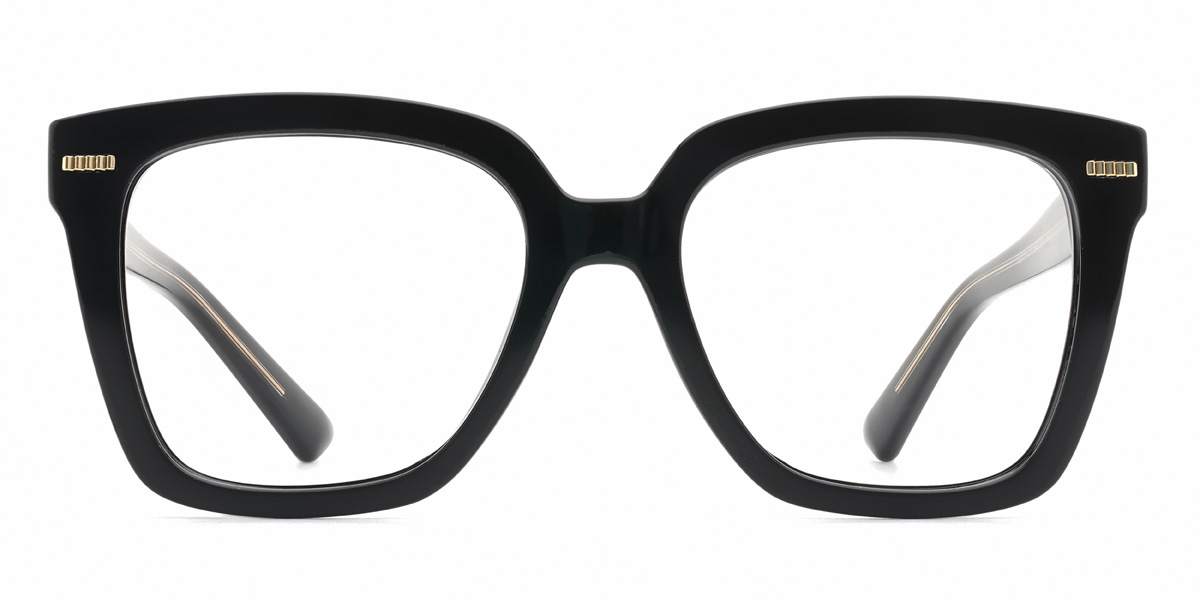 Black Daila - Square Glasses