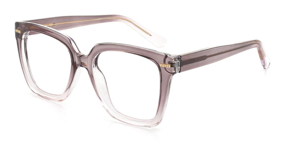 Gradient Purple Daila - Square Glasses