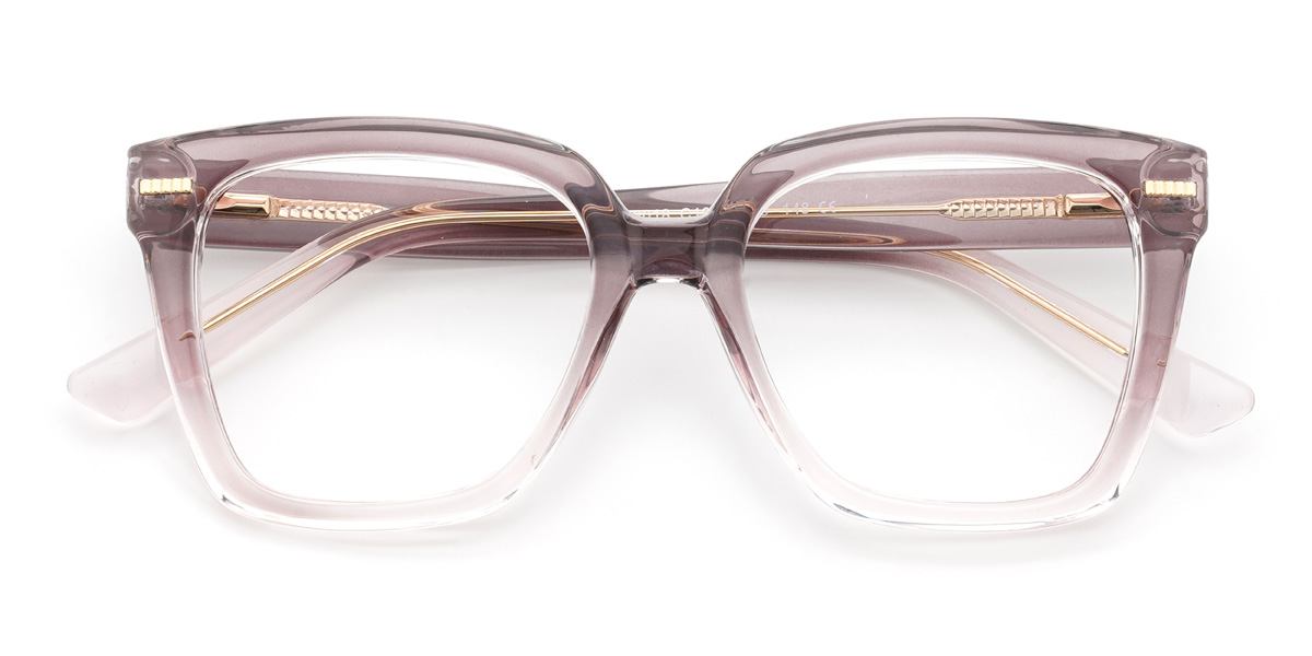 Gradient Purple Daila - Square Glasses