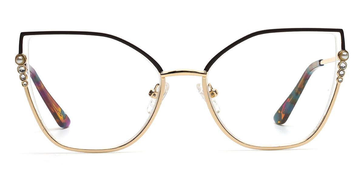 Doré Brun Kolly - Cat Eye Glasses