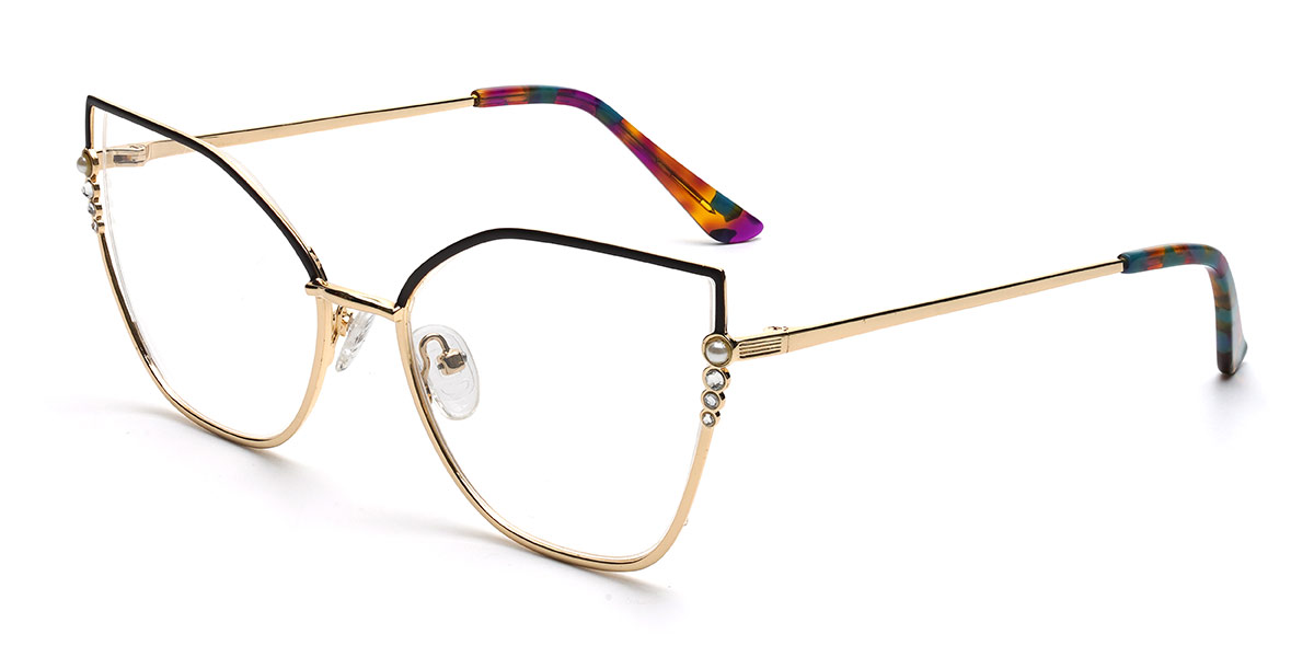 Doré Brun Kolly Lunettes - Cat Eye Glasses