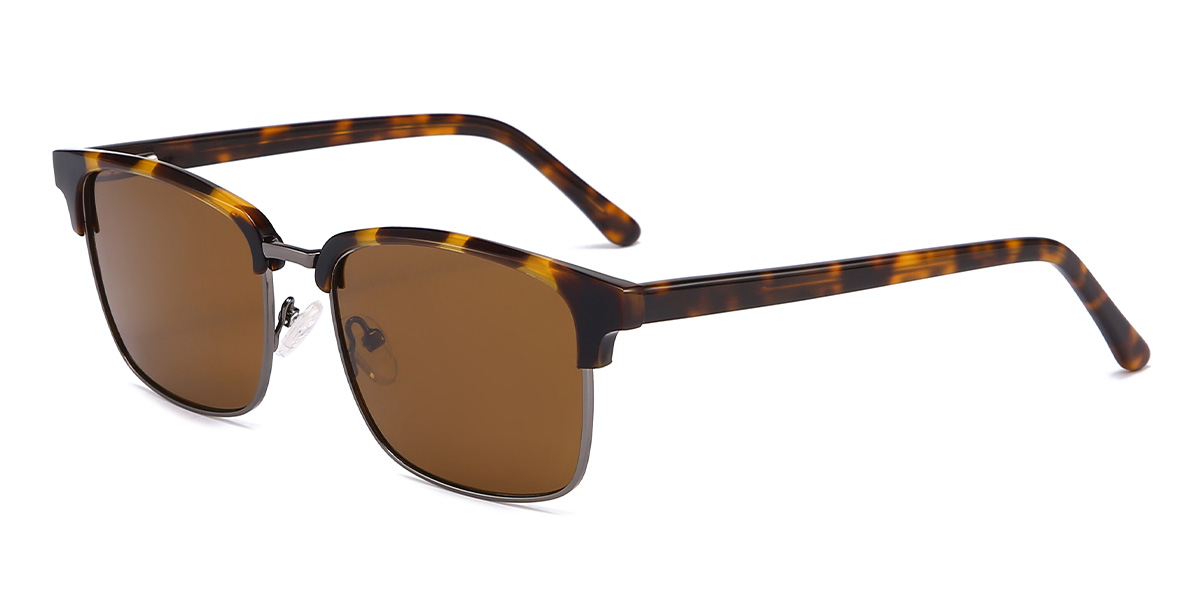 Tortoiseshell Brown Darren - Rectangle Sunglasses