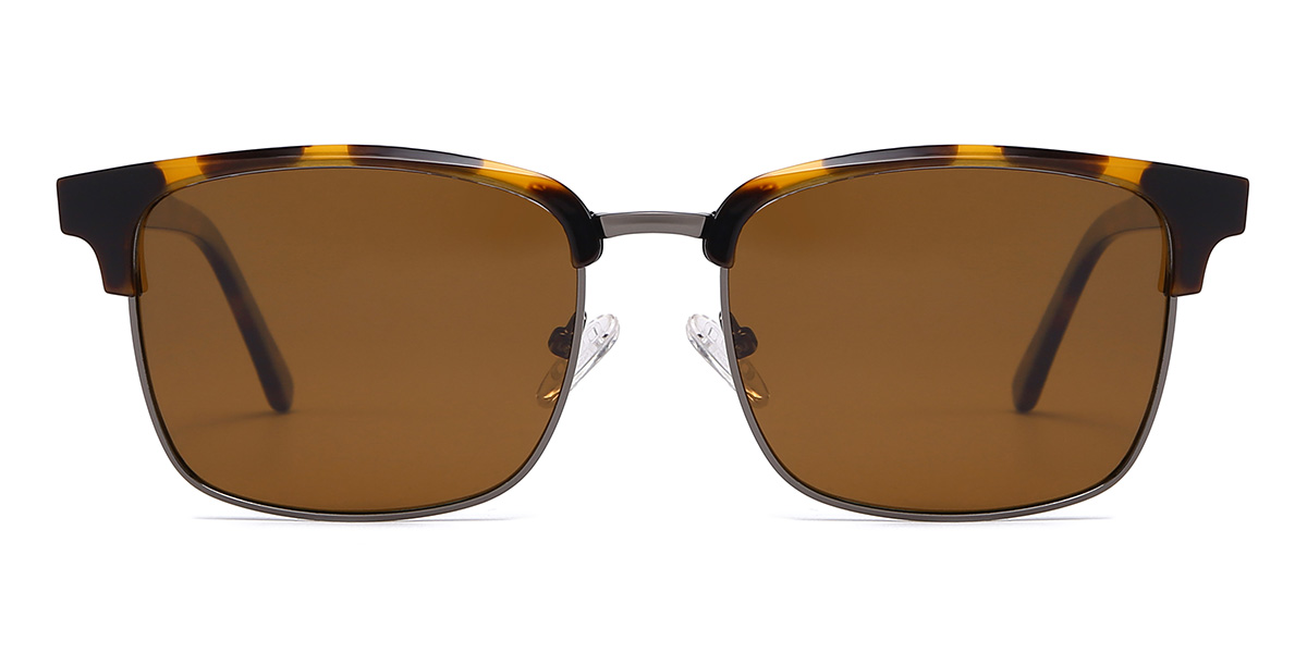 Tortoiseshell Brown Darren - Rectangle Sunglasses