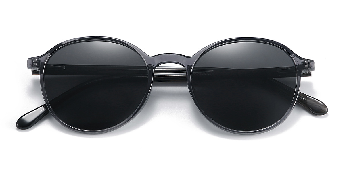 Grey Grey Sharon - Oval Sunglasses