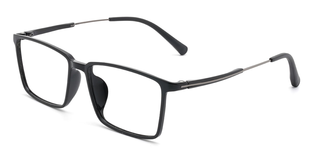 Black Gun Finlay - Rectangle Glasses