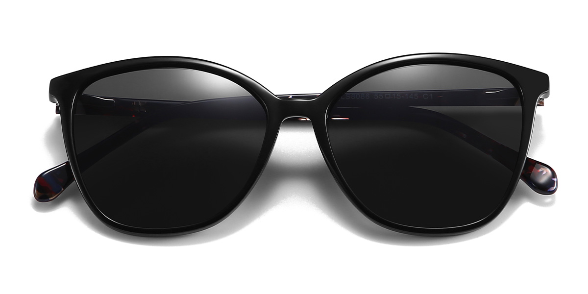 Black Grey Lynn - Cat Eye Sunglasses