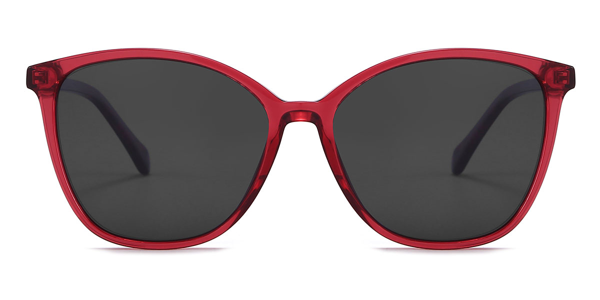 Red Grey Lynn - Cat Eye Sunglasses