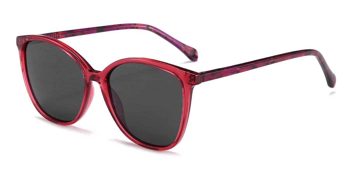 Red Grey Lynn - Cat Eye Sunglasses