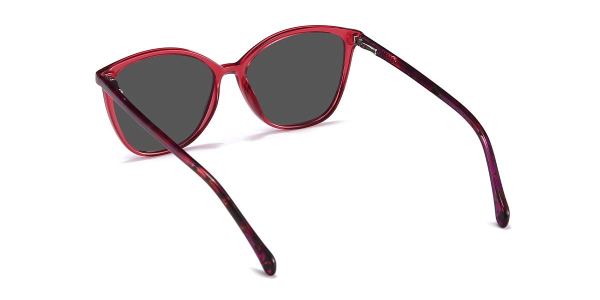 Red Grey Lynn - Cat Eye Sunglasses