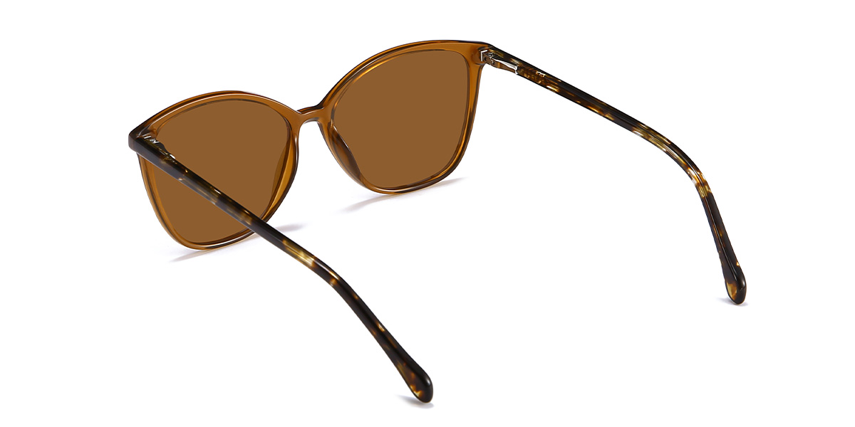 Marrón Marrón Lynn Gafas - Cat Eye Sunglasses