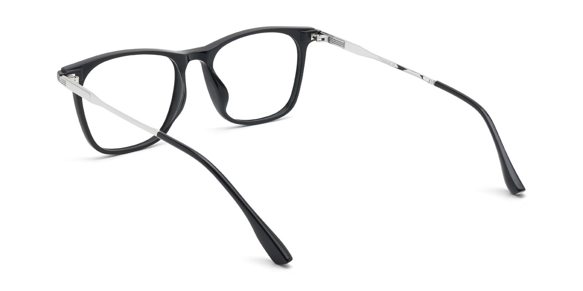 Black Jessie - Rectangle Glasses