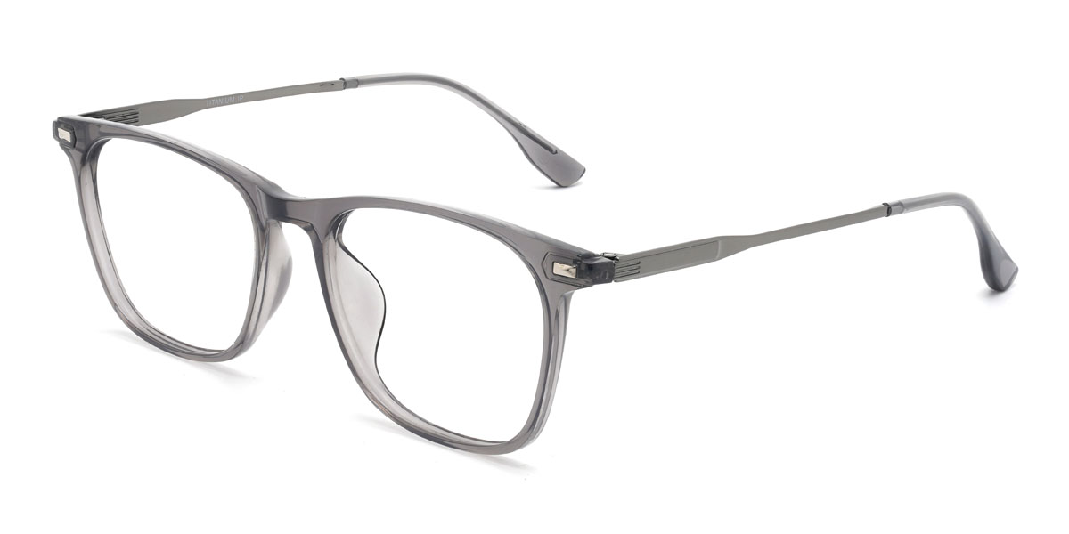 Grey Jessie - Rectangle Glasses