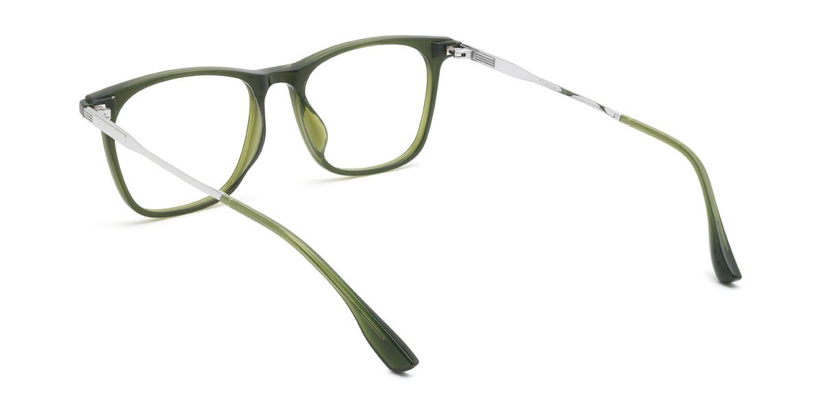 Green Jessie - Rectangle Glasses