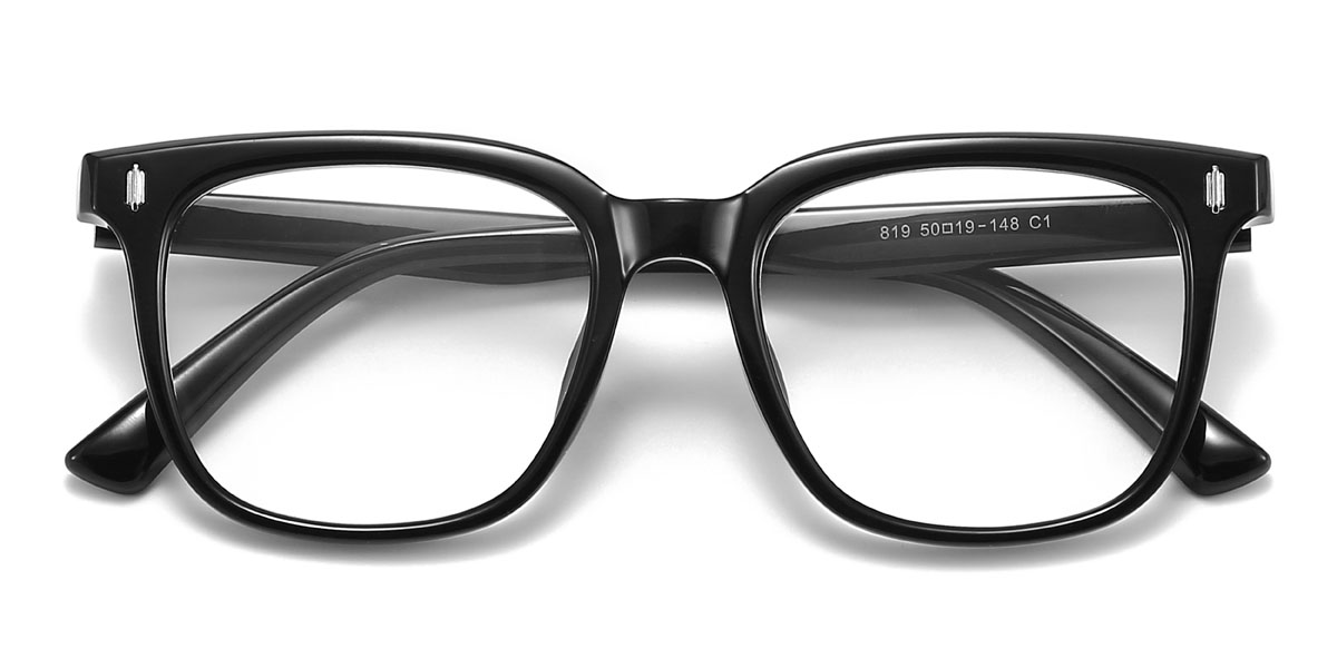 Noir Charon Lunettes - Rectangle Glasses