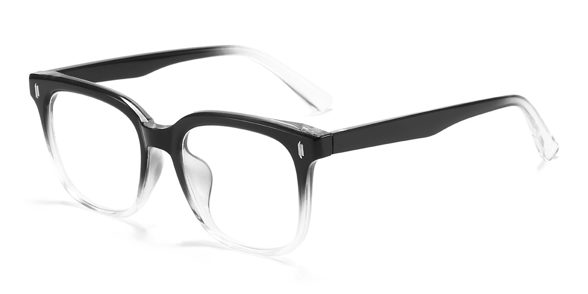 Negro Claro Charon Gafas - Rectangle Glasses