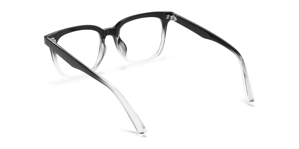 Negro Claro Charon Gafas - Rectangle Glasses