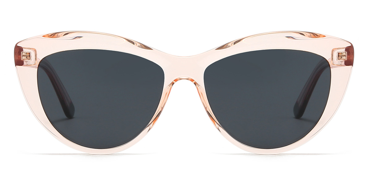 Rose Gris Alyssa Lunettes - Cat Eye Sunglasses