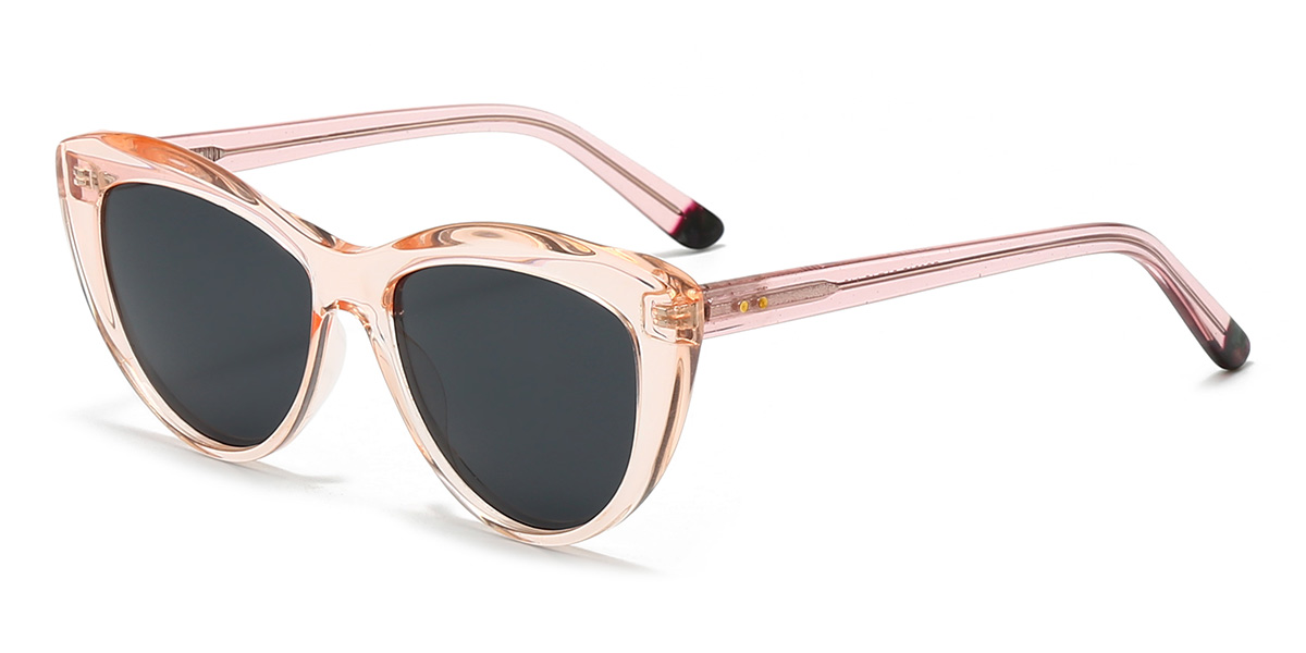 Rose Gris Alyssa Lunettes - Cat Eye Sunglasses