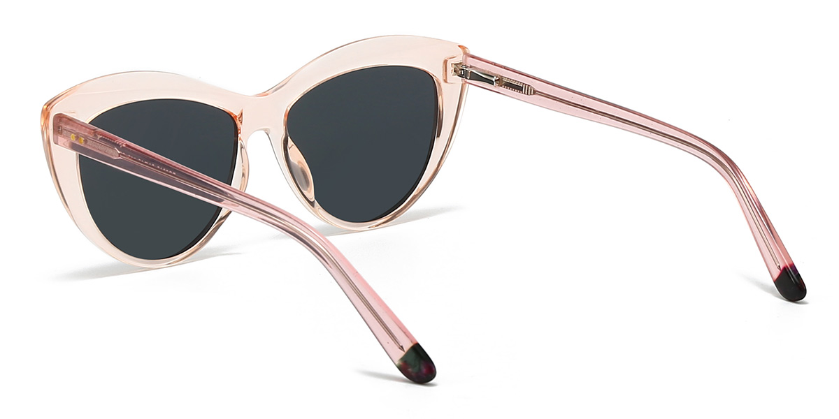 Rose Gris Alyssa Lunettes - Cat Eye Sunglasses