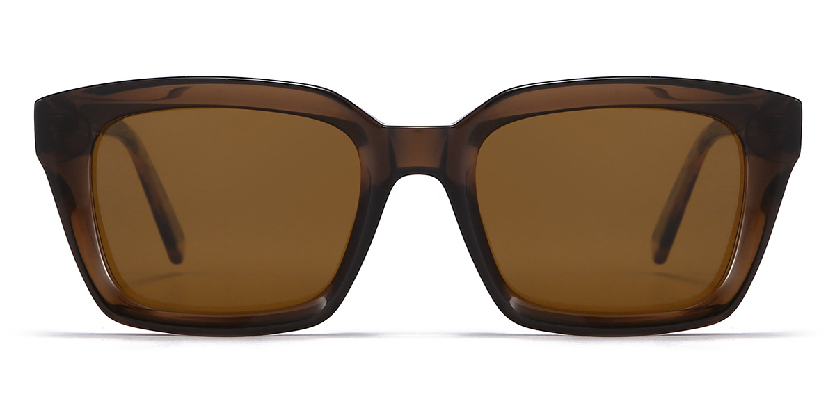 Marron Marron Godfrey Lunettes - Rectangle Sunglasses