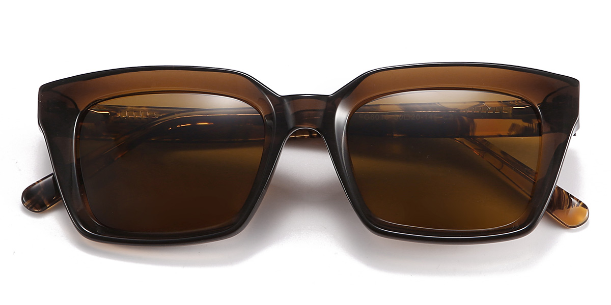 Marron Marron Godfrey Lunettes - Rectangle Sunglasses