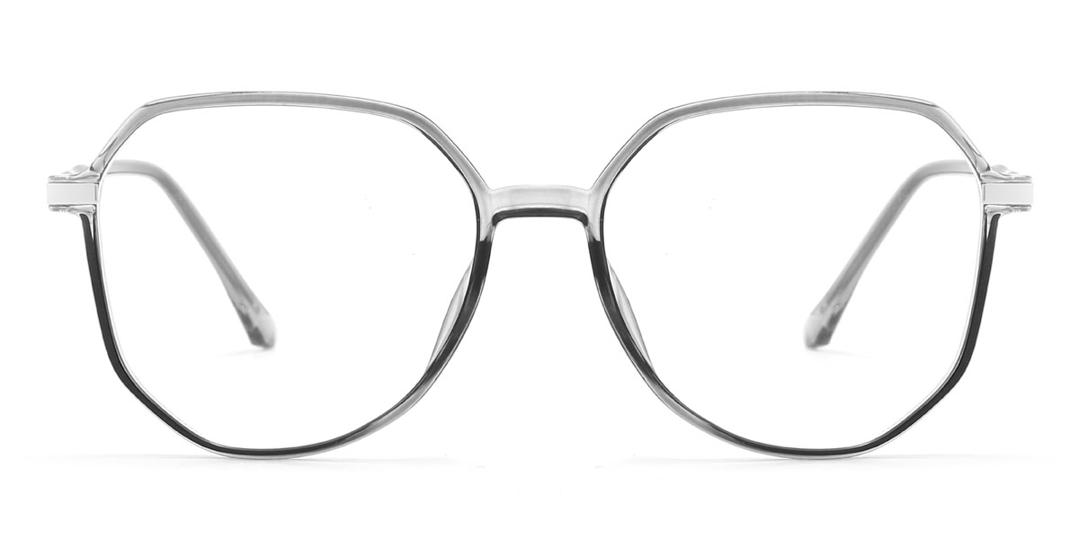 Grey Hebe - Oval Glasses