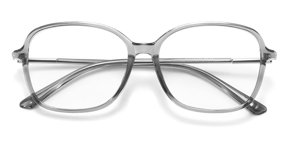 Gris Kelvin Lunettes - Rectangle Glasses