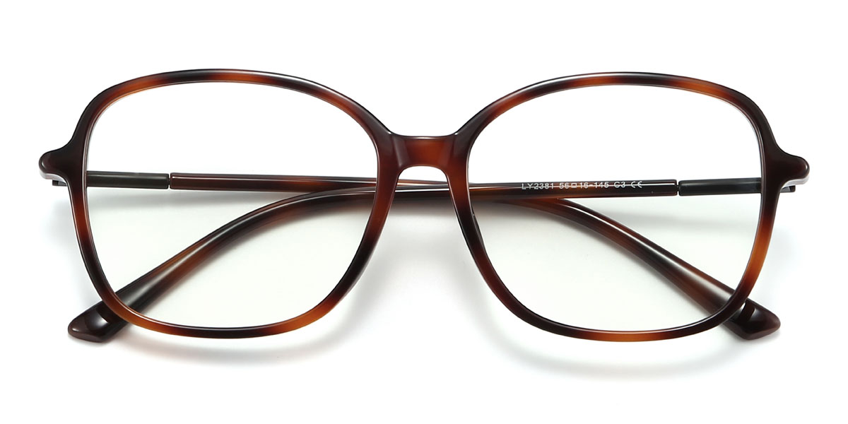 Écaille Kelvin Lunettes - Rectangle Glasses