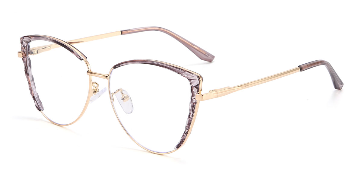 Púrpura claro Lethe Gafas - Cat Eye Glasses