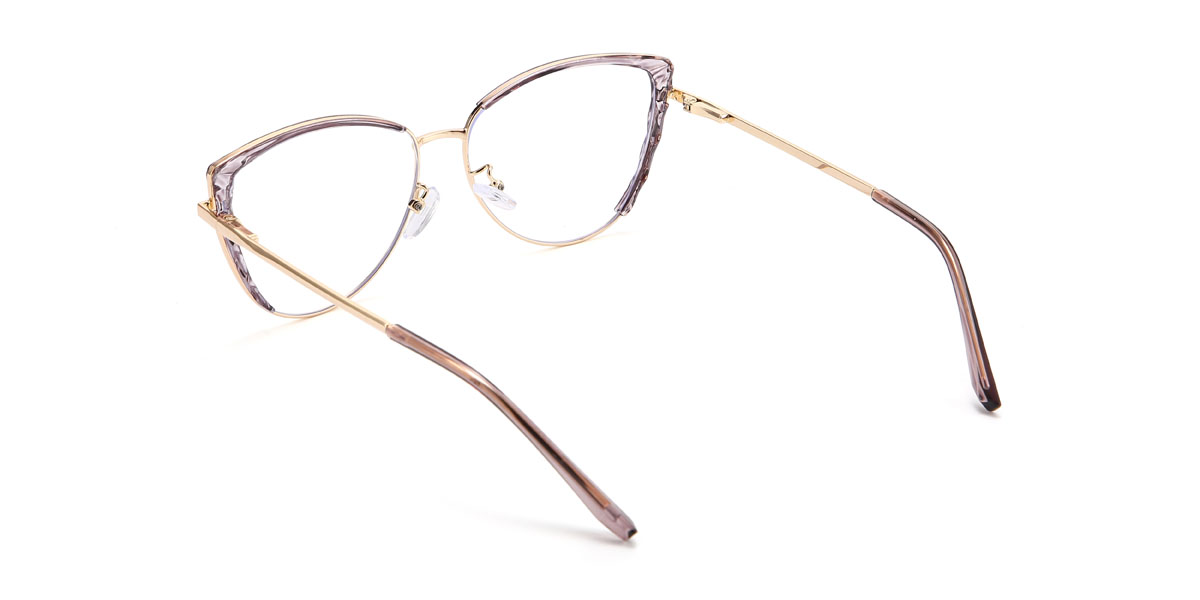 Púrpura claro Lethe Gafas - Cat Eye Glasses