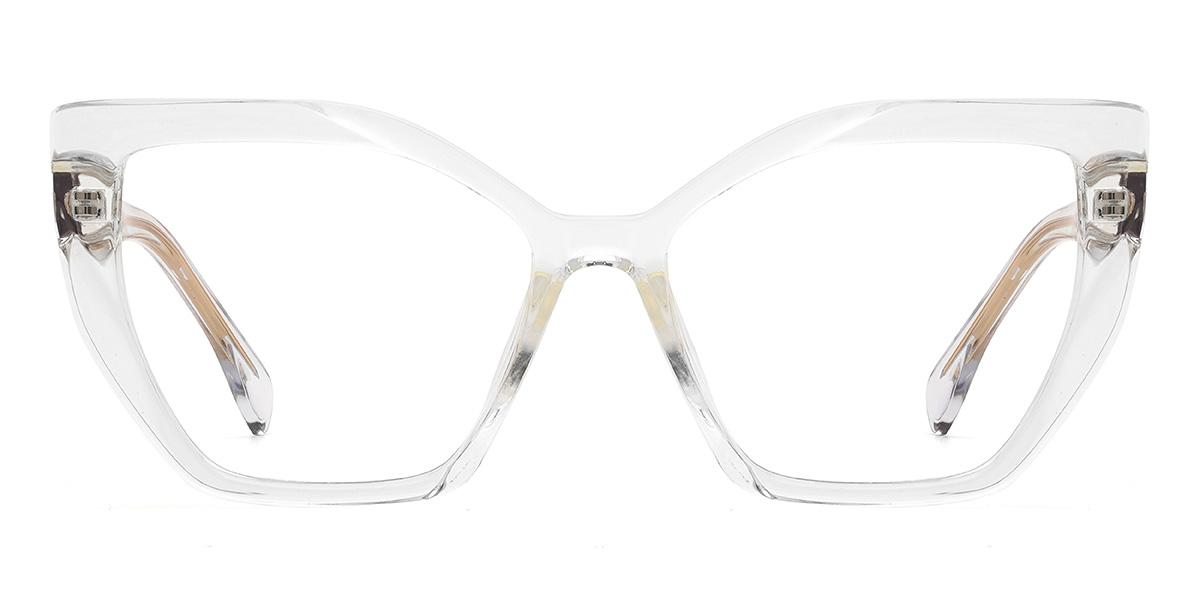 Clear Helena - Square Glasses