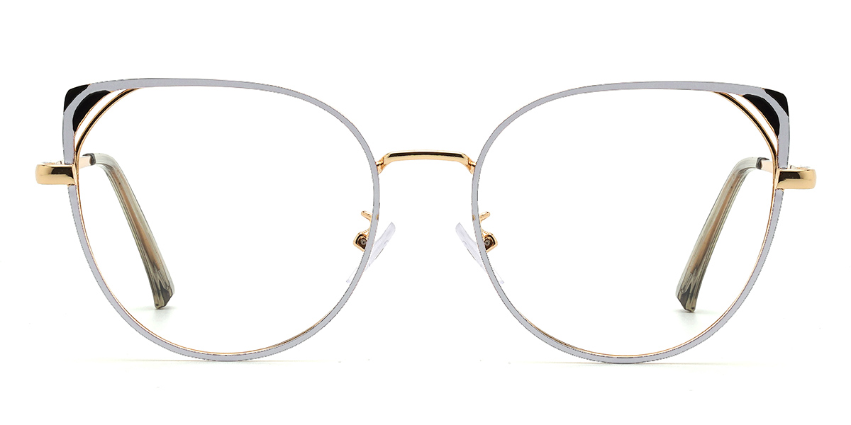 Grey Naura Glasses - Cat Eye Glasses