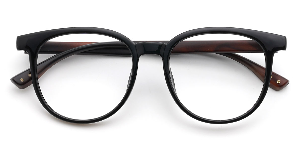 Black Lacey Glasses - Square Glasses